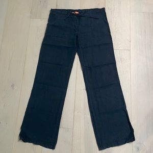 Juicy couture wide leg linen pant